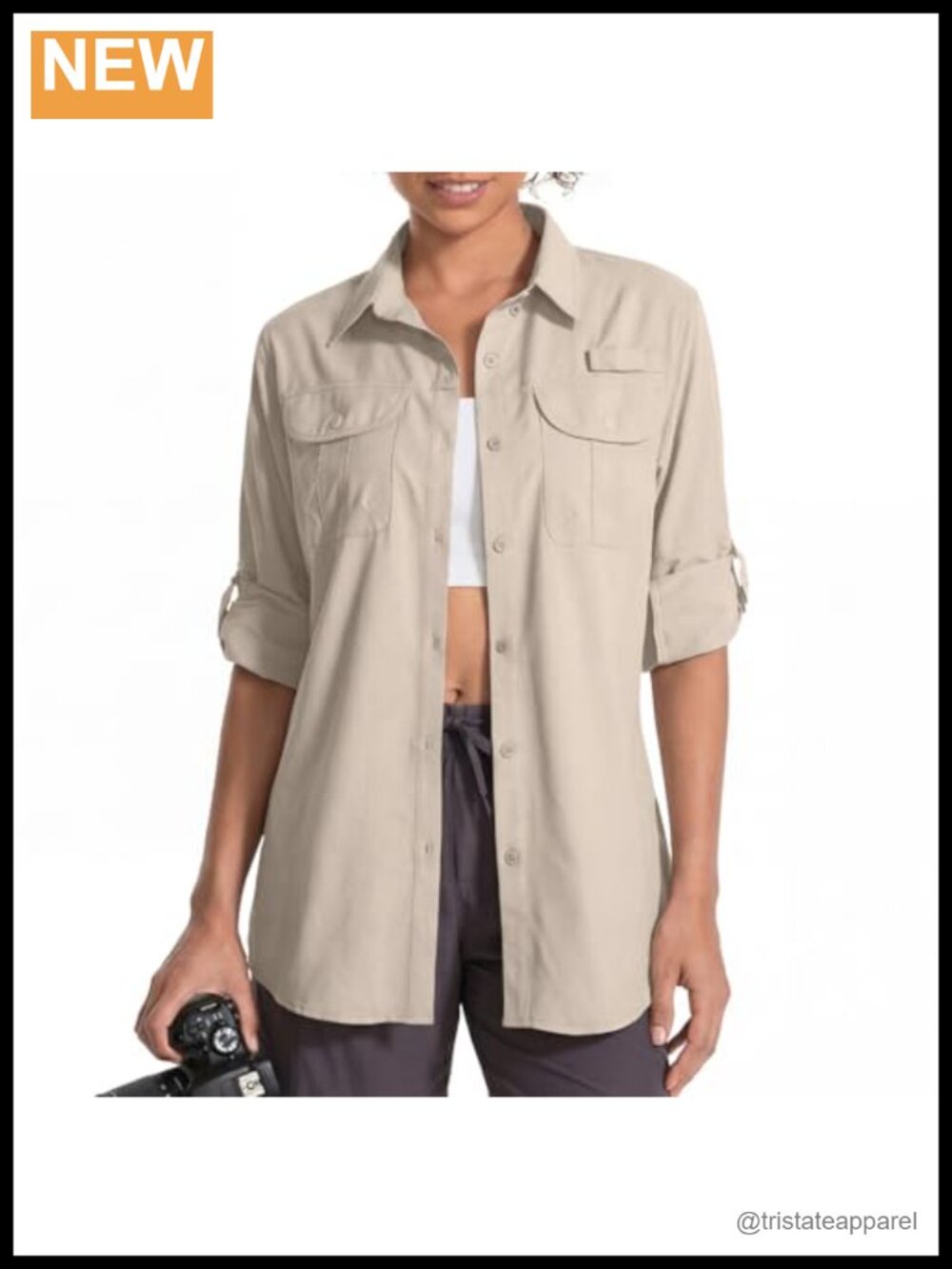 Women's UPF 50+ Long Sleeve Sun Protection Shirt Quick-Dry